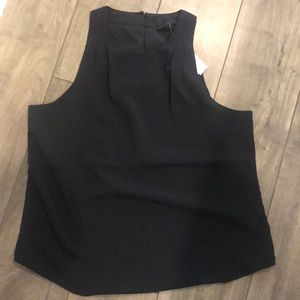 Black silk tank from banana republic
